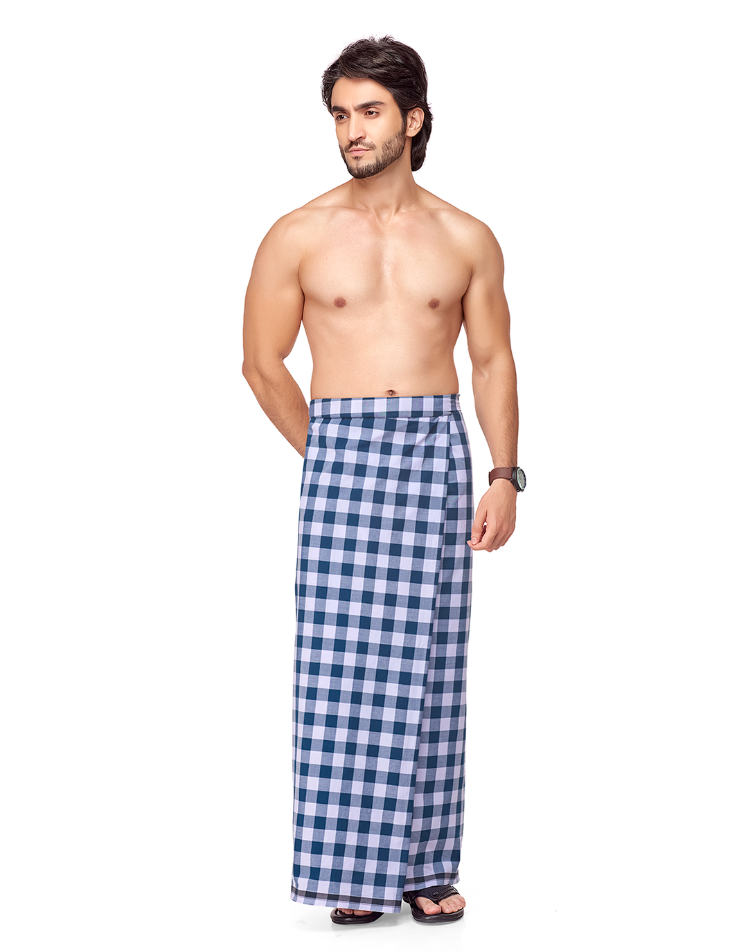Buy Madras Check Lungi Online | checked Cotton Lungies